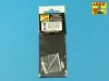 Aber 35L-180 25mm M242 Bushmaster early chain gun barrel & 7,62mm M240 machine gun barrel used on early M2/M3 Bradley or LAV-25 1/35